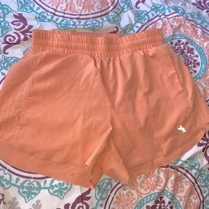 Women's Orange Athletic Shorts